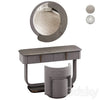 Saber Jewels CRYSTAL Narrow Dressing table 3DSMAX Model