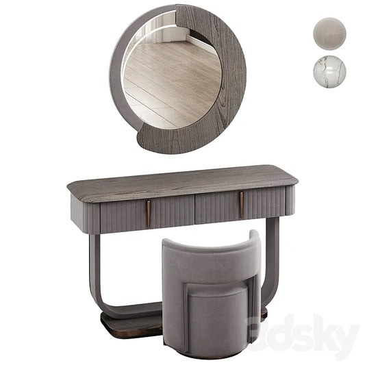 Saber Jewels CRYSTAL Narrow Dressing table 3DSMAX Model