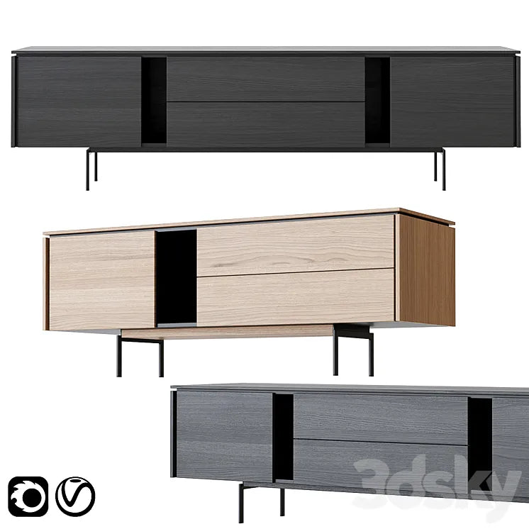 Salu TV Cabinets by Softrend 3DSMAX Model