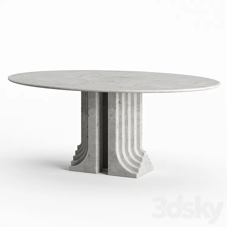 Samo Table by Carlo Scarpa 3DSMAX Model