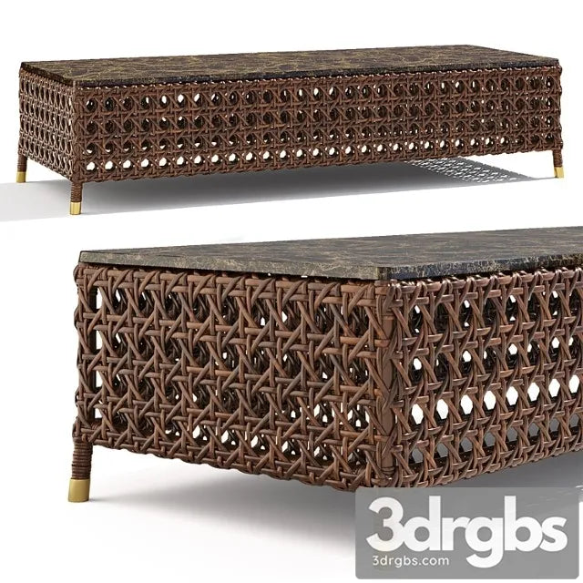 Samuele mazza rigel rectangular table 2 3D Model Free
