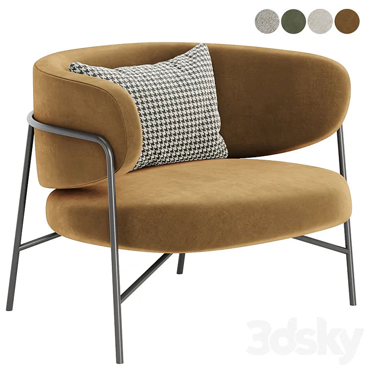 Samurai armchair by Archirivolto 3DSMAX Model