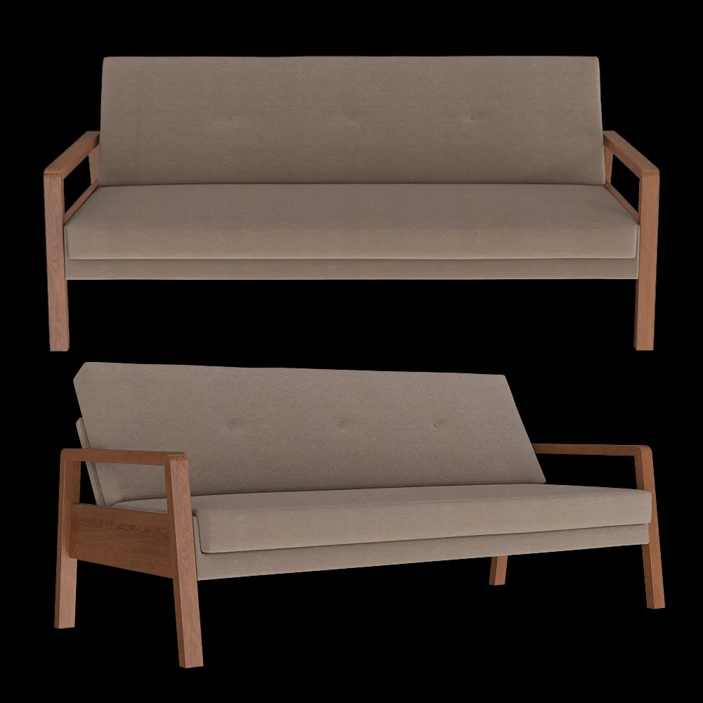 Scandicsofa - Sofa Krasse 3 seater 3ds Max