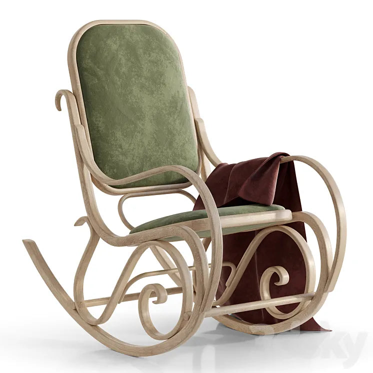 Schaukelstuhl Lounge Chair by Gebrüder Thonet 3DSMAX Model