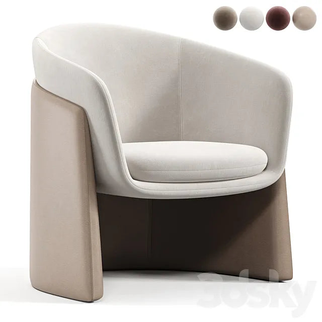 Seba Lounge Armchair 3ds Max