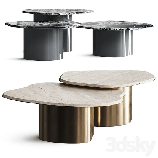 Secolo Fragment Coffee Tables 3DSMAX Model