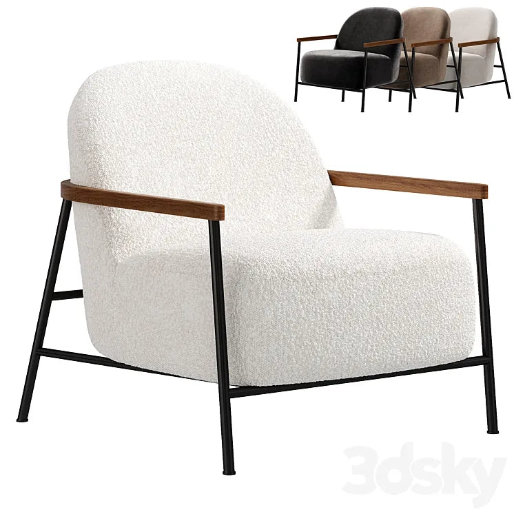 Sejour Lounge Chair by GamFratesi gubi 3DSMAX Model