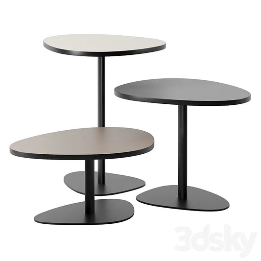 Senses side tables by Bulo 3DSMAX Model
