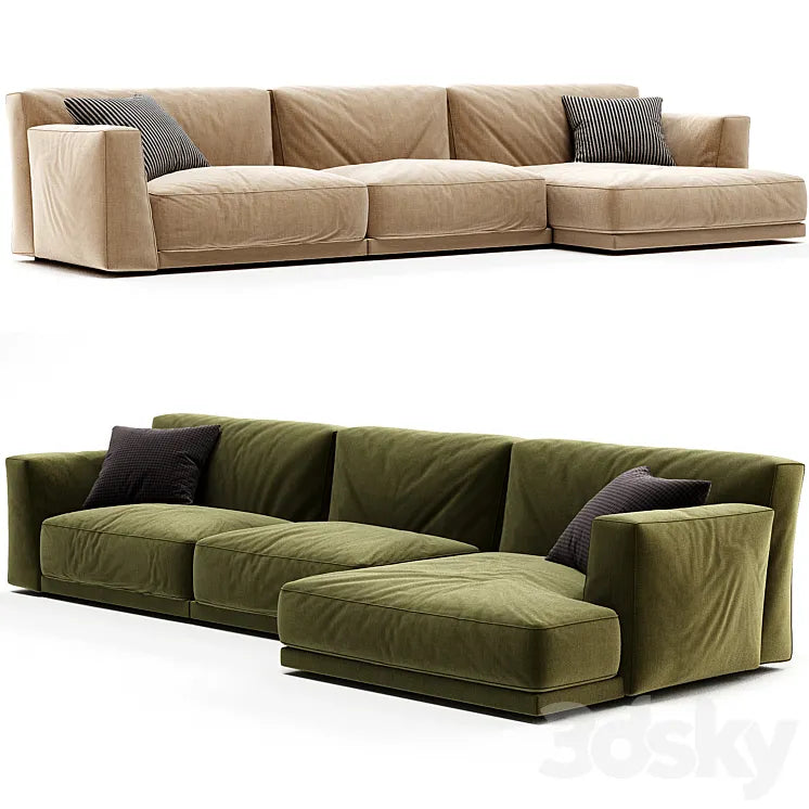 Seoul Poliform Corner Sofa 3DSMAX Model