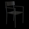 Serax - Armchair S aluminium black August 3ds Max