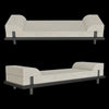 Serax - Daybed coco natural + frame oak stained black Beth 3ds Max