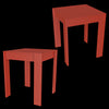 Serax - Side table beech red Malé 3ds Max