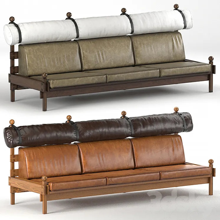 Sergio Rodrigues Tonic Sofa 3DSMAX Model
