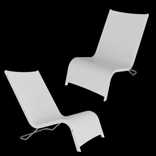 Serralunga - Deckchair Set of 2 Lazy Sdraio 3ds Max