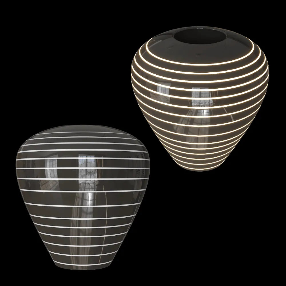 Serralunga - Planter with Light Grand Mary 3ds Max