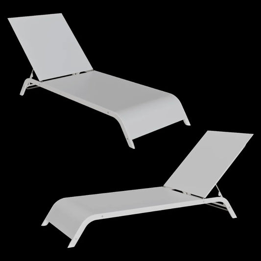 Serralunga - Sunbed Lazy Lettino Set of 2 3ds Max
