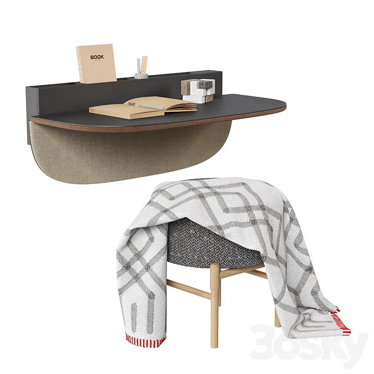 Set #1 Duna by GAN / Dune by Bolzan Letti / Bilbao by Bruno / Decor by intoconcrete 3DSMAX Model