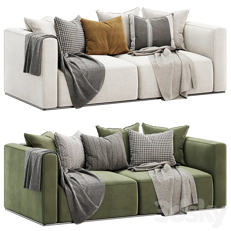 shangai 3 seater sofa by poliform 3DSMAX Model