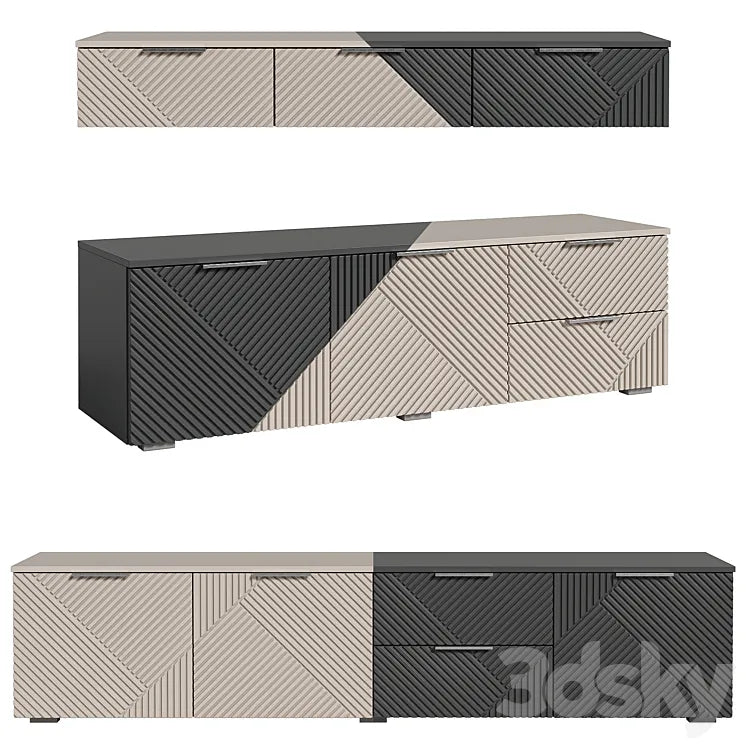 Shelton TV cabinets from divan.ru 3DSMAX Model