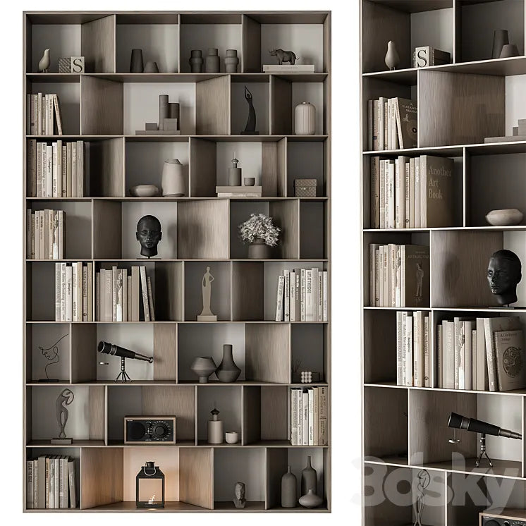 Shelves Decorative - Rack Set 14 3DSMAX Model