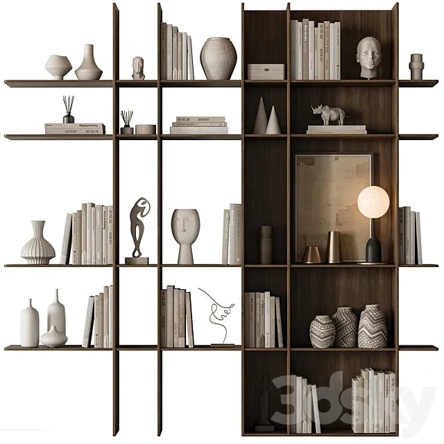 Shelves Decorative - Rack Set 19 3ds Max
