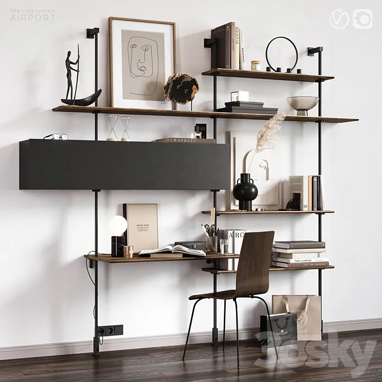 Shelving Cattelan Italia AIRPORT 3DSMAX Model