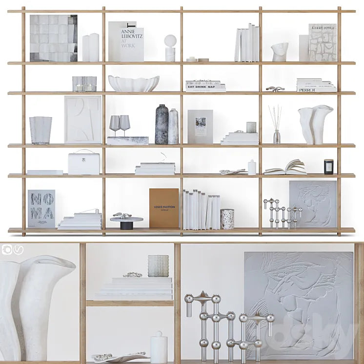 Shelving unit Fogia Bond 3DSMAX Model