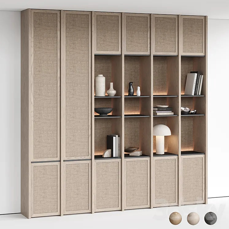Shelving with decor 2 3DSMAX Model