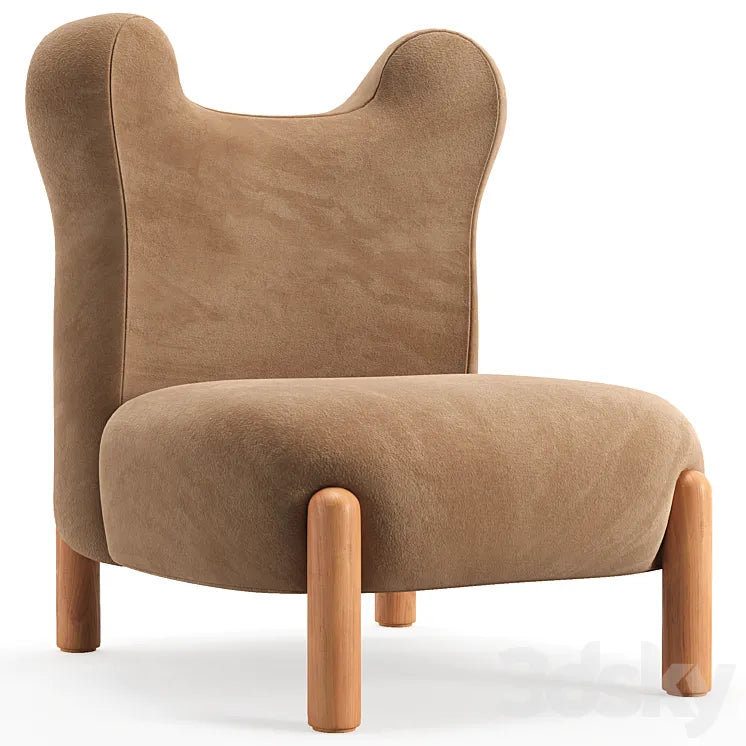 SHERPA BEAR Kids Chair 3DSMAX Model