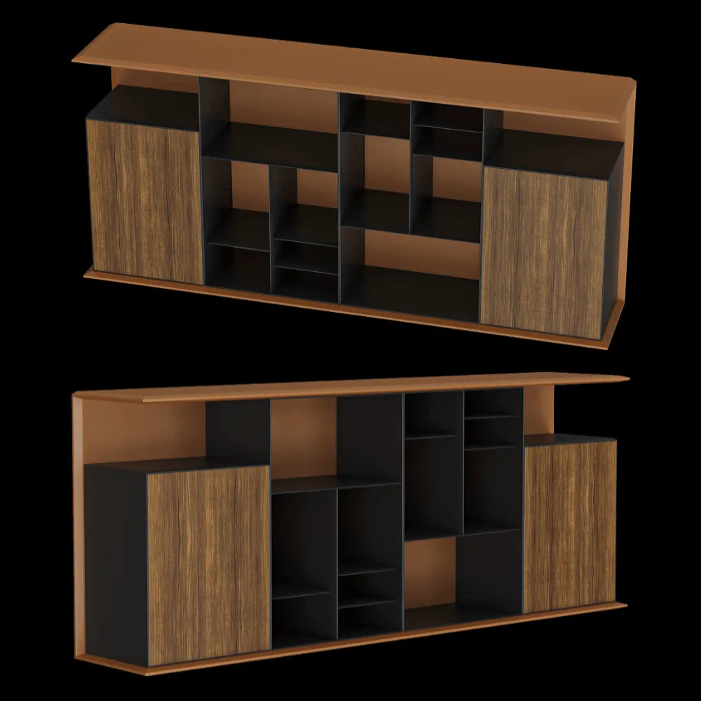 Shin Plaza - Bookshelf F-79-C/2400 3ds Max