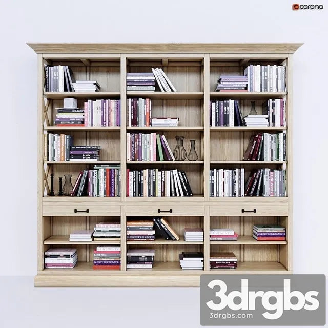 Showcase-library arizona 260 cm 3D Model Free
