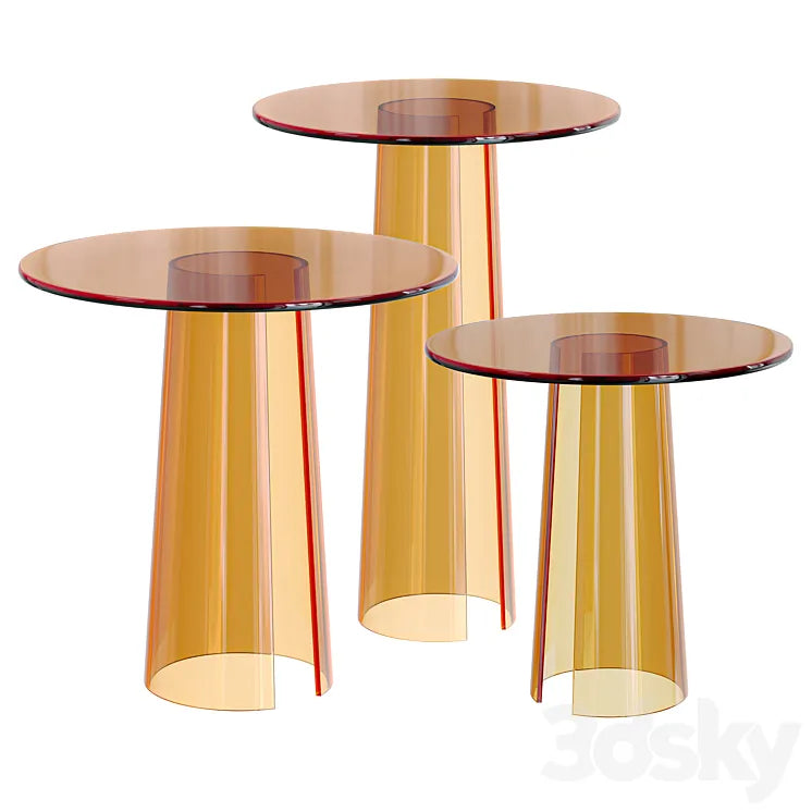 Side table Acrylic 3DSMAX Model