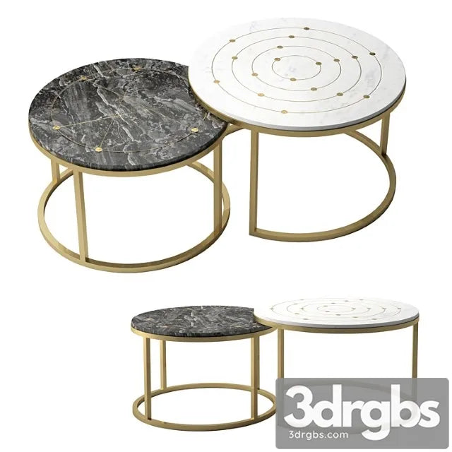 Side table mystic round 2 3D Model Free