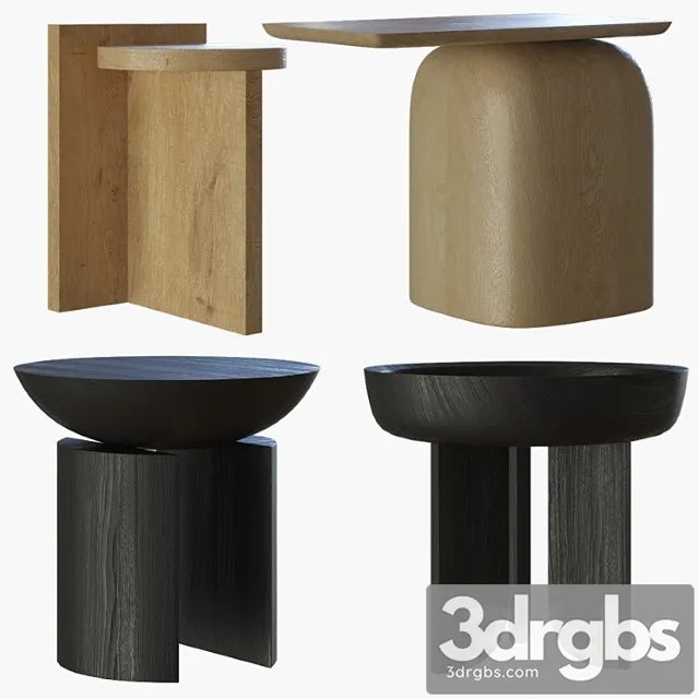 Side Tables Collection 2 3D Model Free