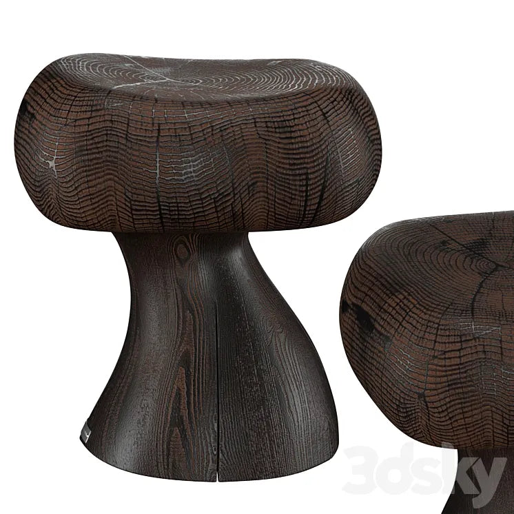 Sieben Riva 1920 Stool 3DSMAX Model