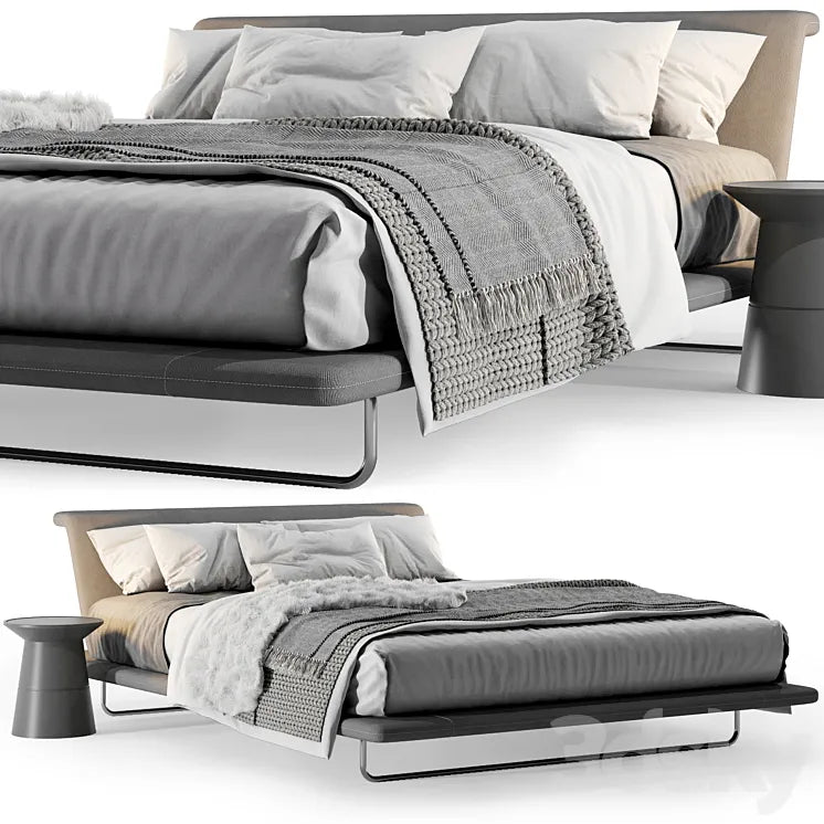 Siena Bed By B&B Italy 3DSMAX Model