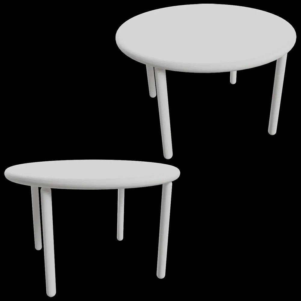Sifas - Dining table BIGR3V Round 3ds Max