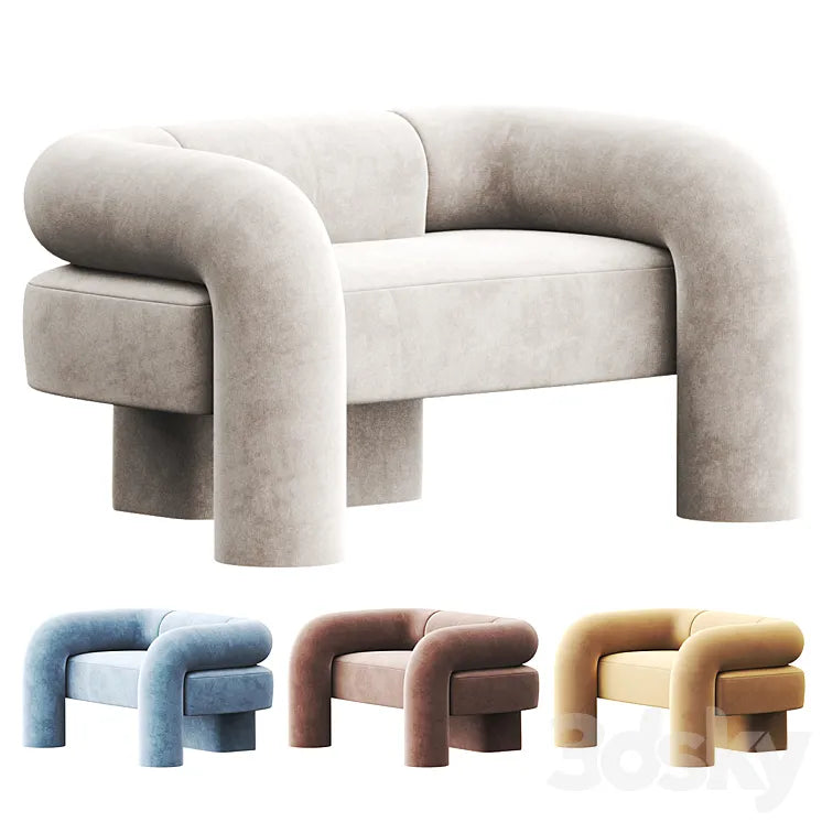Sight Unseen Ian Felton Armchair 3DSMAX Model