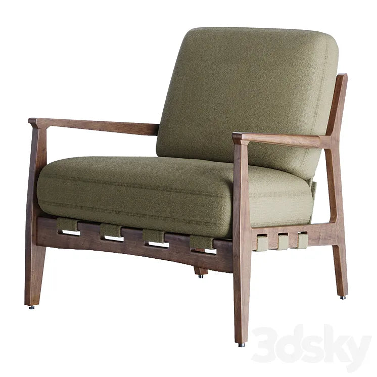 SILAS CHAIR SAHARA TAN 3DSMAX Model