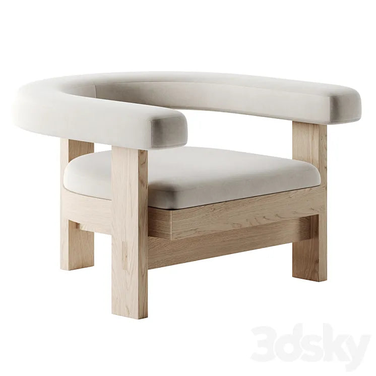SILLA PISTA ARMCHAIR by Jorge Luis Cruzata 3DSMAX Model