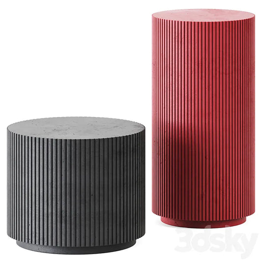 Skalep charcoal side table 3DSMAX Model