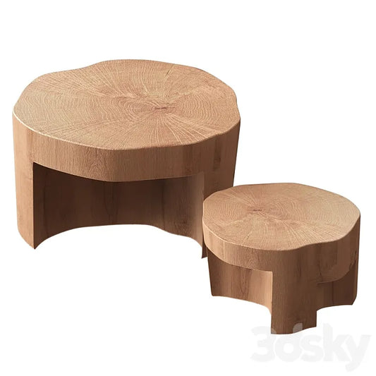 Slab coffee tables 3DSMAX Model