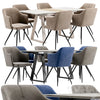Sling Dining Chair and Detroit Table 3DSMAX Model