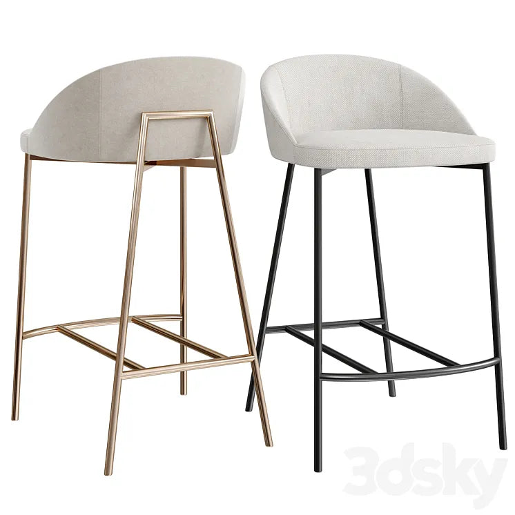 Soco Counter Stool Charcoal 3DSMAX Model