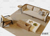 Sofa 3D Model with Cream Color – Furniture 3DS Max – 052