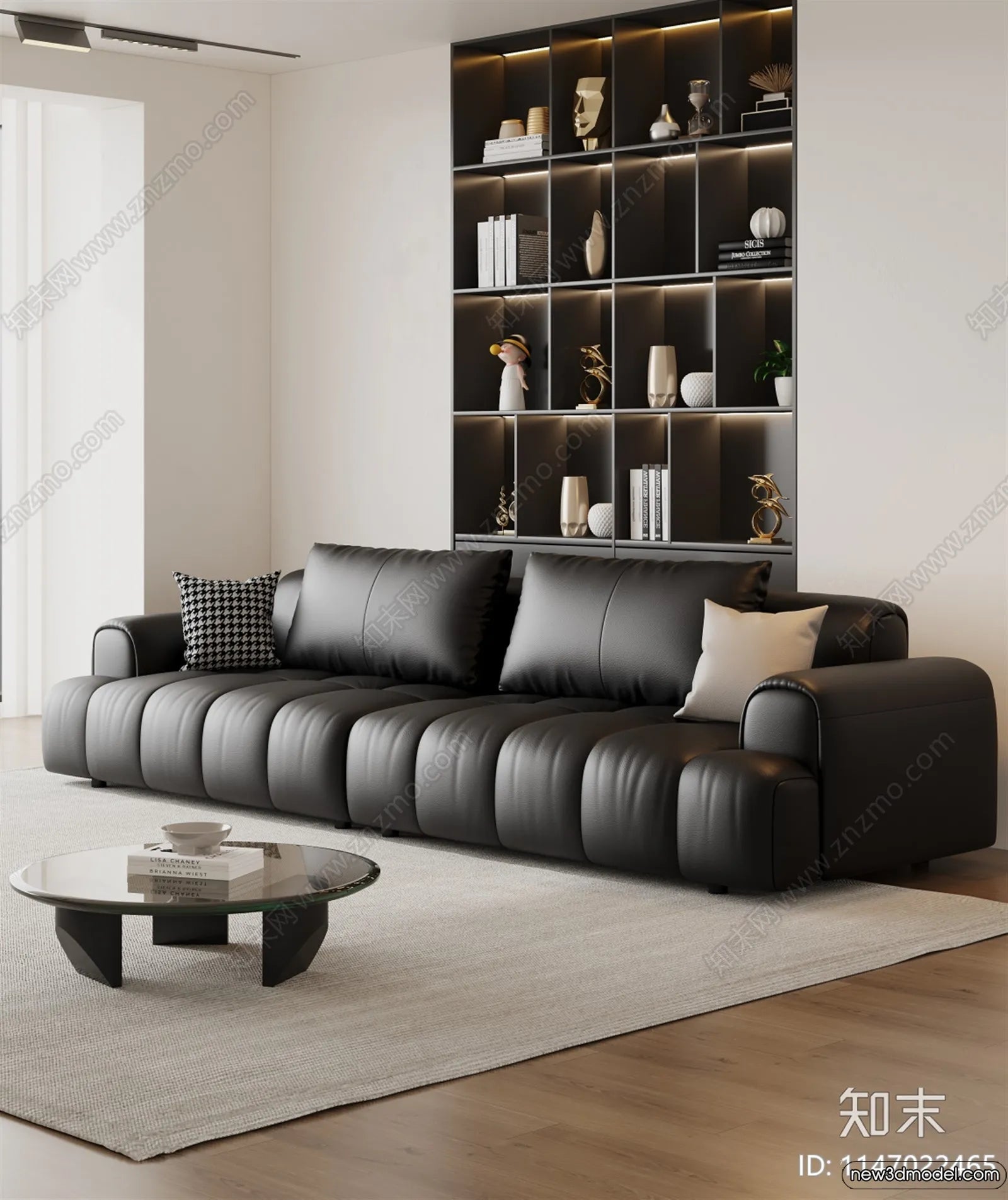 Sofa 3D Models – 3D Furniture for Living Room – 3D Interior – 114