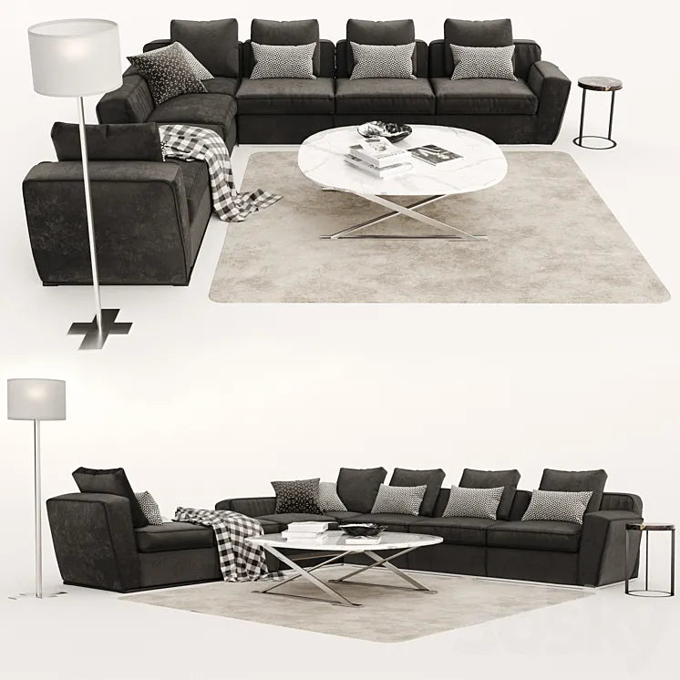 Sofa B & B Italia Solatium 3DSMAX Model