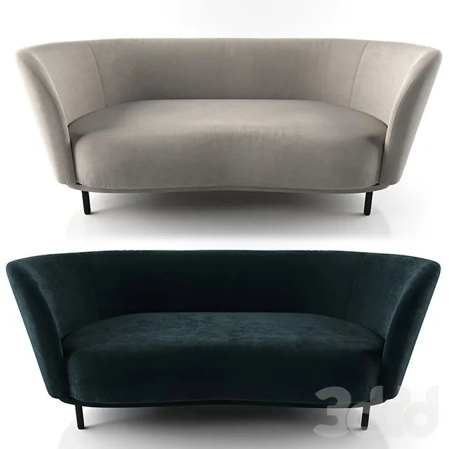 Sofa Dandy 2 Seater 3dsMax Model