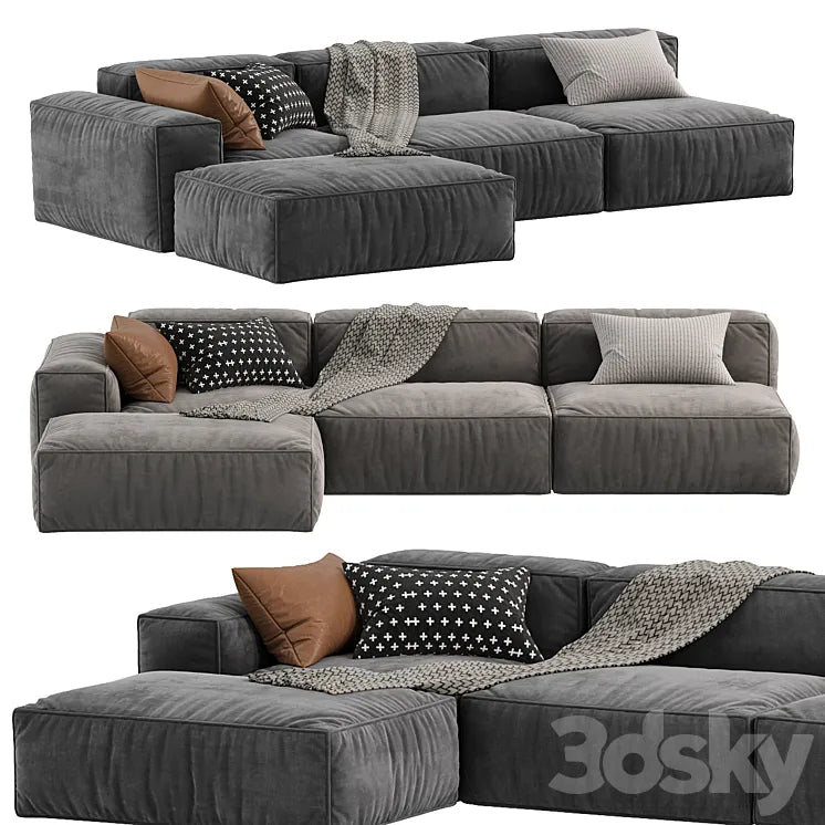 Sofa Ebi Happy Grafit Loft sofa 1 3DSMAX Model