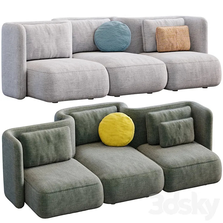 Sofa Gala By Saba 3DSMAX Model